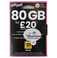 Sim Giffgaff 80GB Data - AOS Express
