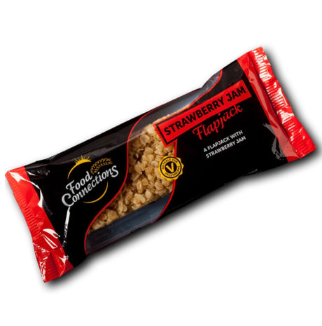 Food Connections Strawberry Jam Flapjack 100g - Asian Online Superstore UK