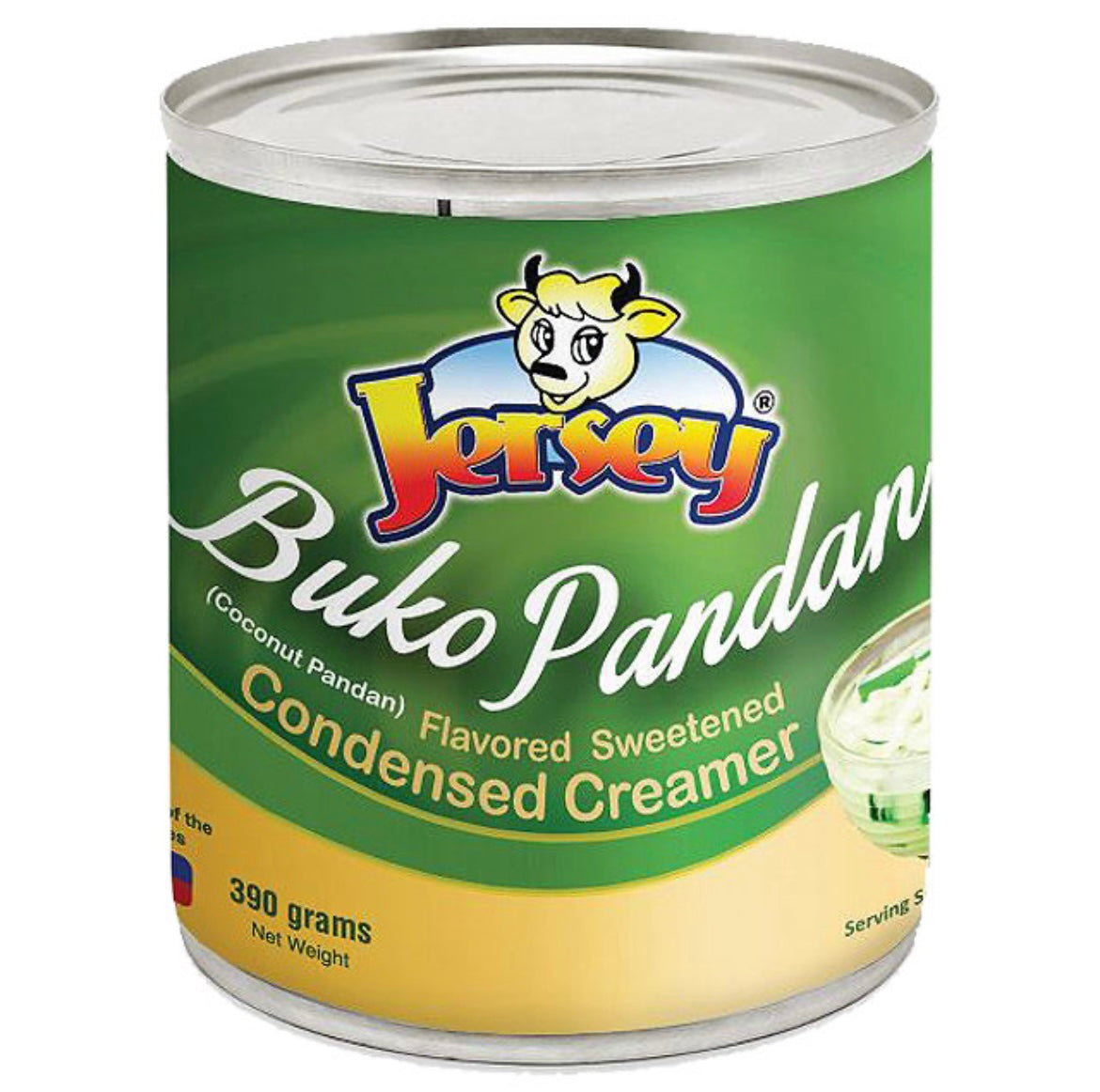 OUTDATED:JR Jersey Condensed Creamer Buko Pandan Flavor (Coconut Pandan) 390g(BBD: 31-08-25)