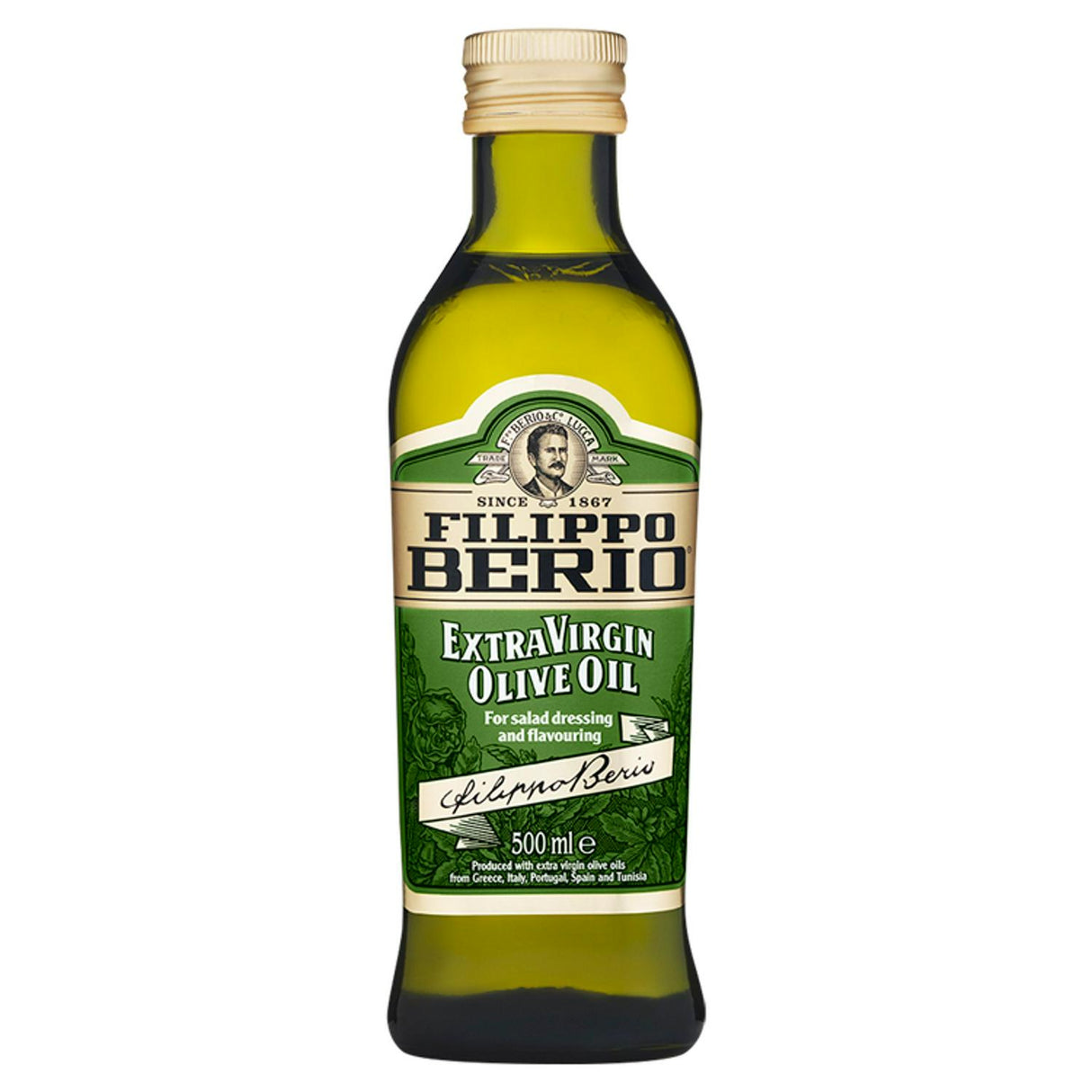 Filippo Berio Extra Virgin Olive Oil 500ml - AOS Express