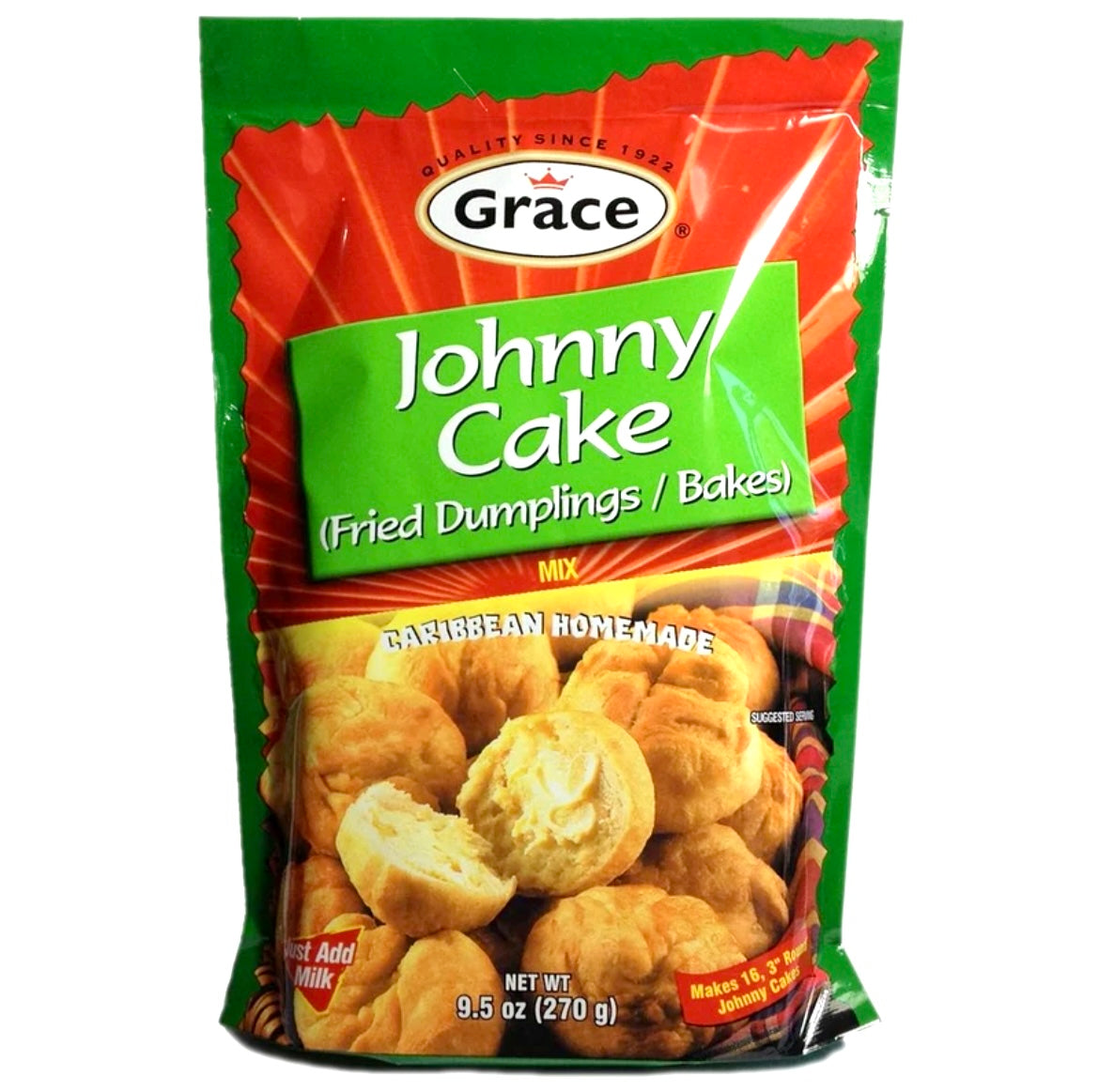 Grace Johnny Cake Mix (Fried Dumpling/Mix) 270g - AOS Express
