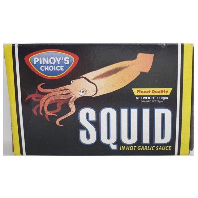 Pinoy’s Choice Squid In Hit Garlic Sauce 110g - Asian Online Superstore UK