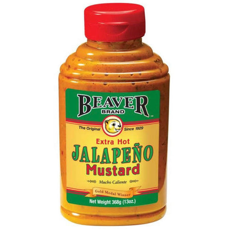 Beaver Brand Extra Hot Jalapeno Mustard 368g - AOS Express