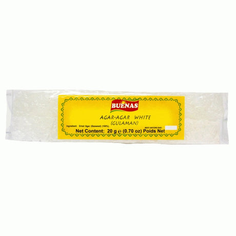 Buenas Agar Agar White Gulaman (Gelatin) 20g - Asian Online Superstore UK