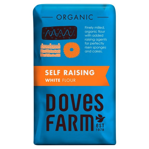Doves Farm Organic Self Rising White Flour 1kg - AOS Express