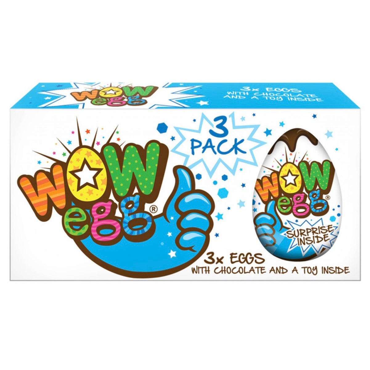 Wow Egg For Boys 3 X 15g