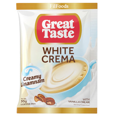 Great Taste 3-1 Coffee White Crema with Vanilla Cream 30g