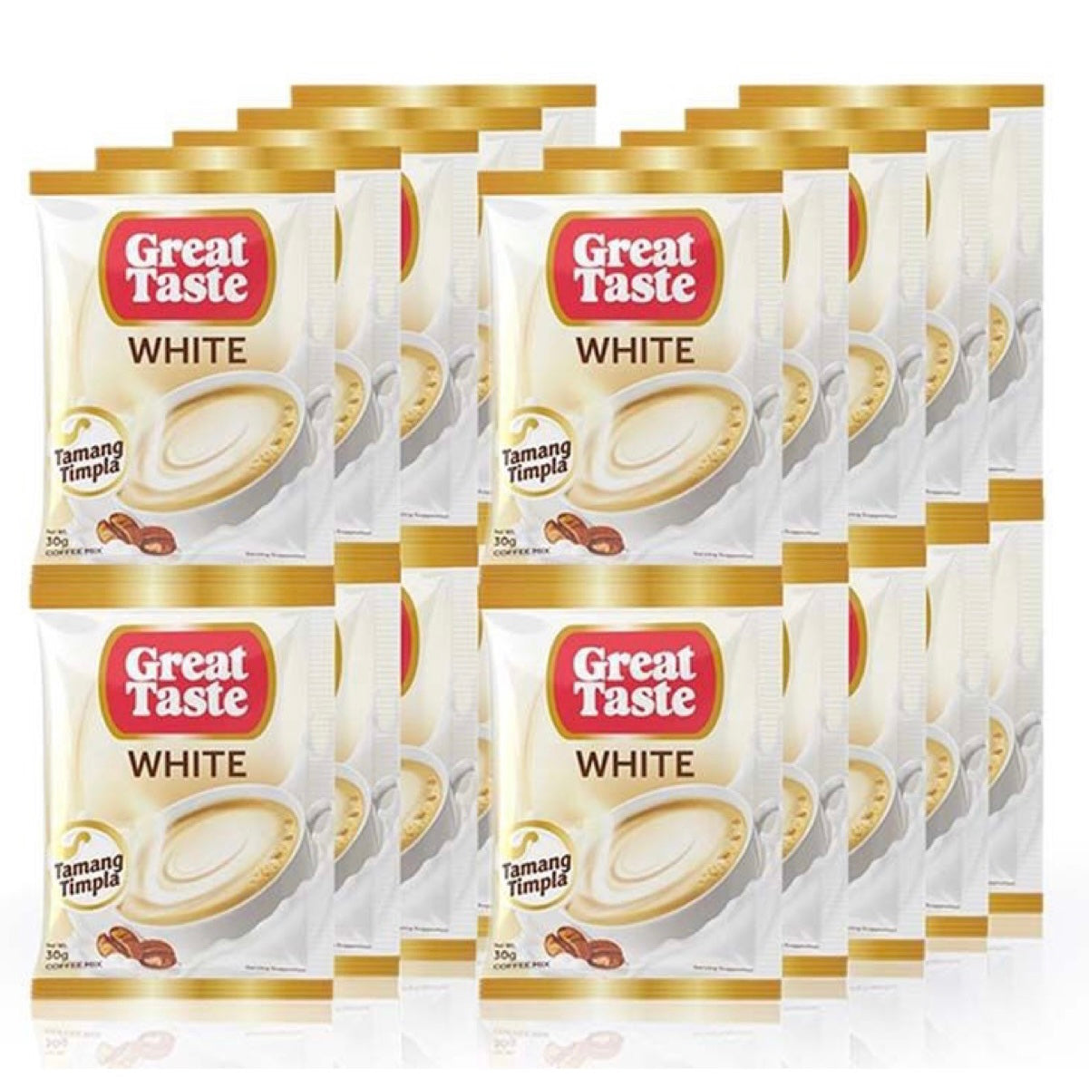 Great Taste Coffee White Creme (10x30g) 300g