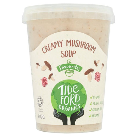 Tideford Organics Fresh Creamy Mushroom Soup 600g - AOS Express