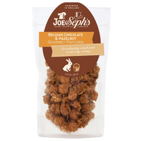 Joe & Seph’s Belgian Chocolate & Hazelnut Gourmet Popcorn 80g - AOS Express