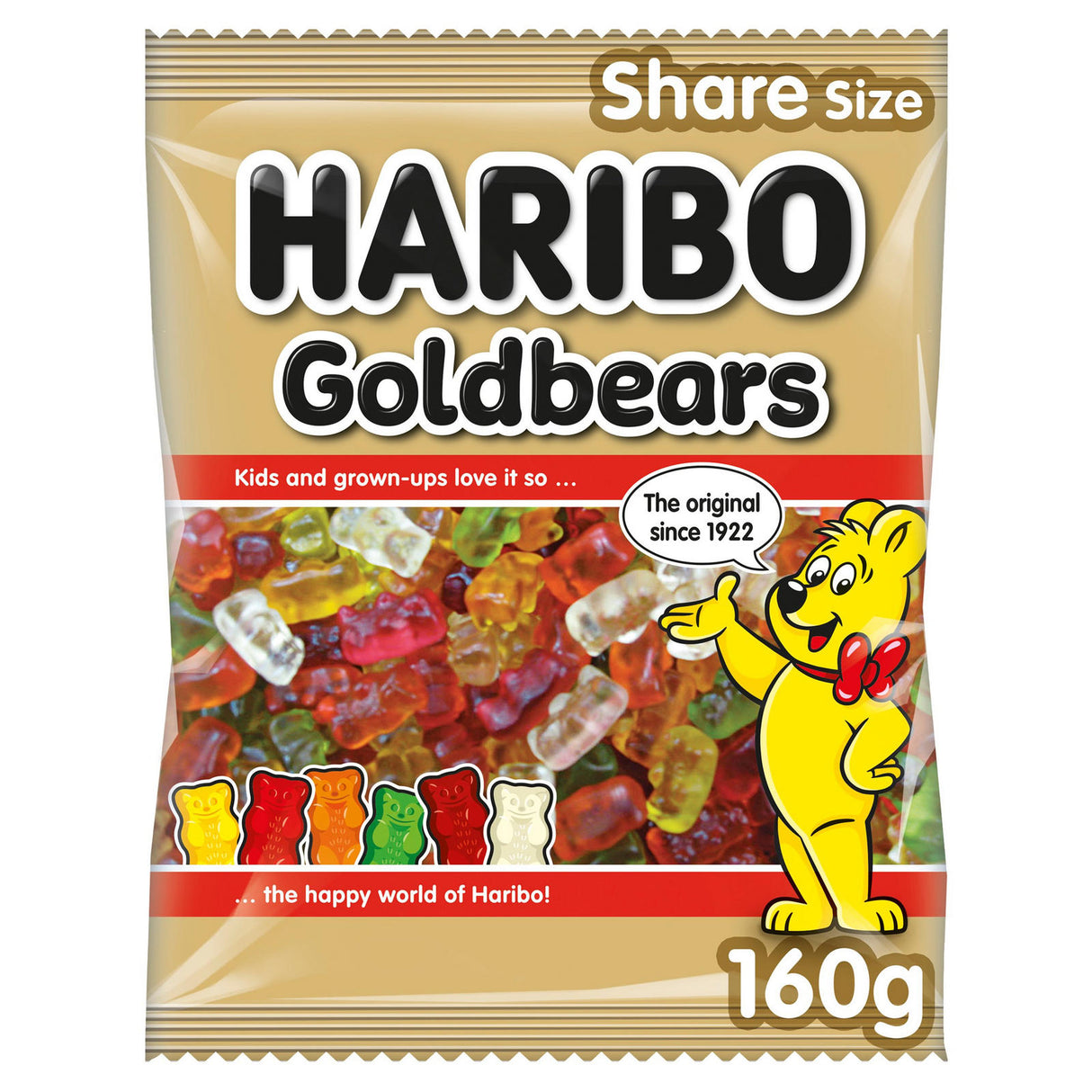 Haribo Bags Goldbears 160g