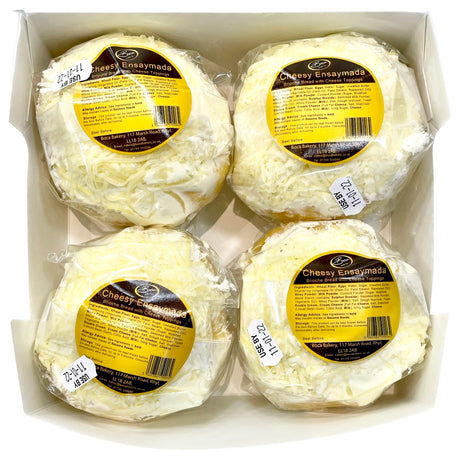 Boca Cheesy Ensaymada (Cheesy Pastry) 1 Box - 4pcs - AOS Express
