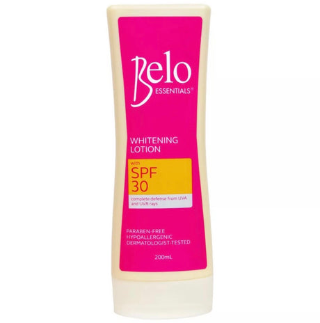 Belo Essentials Whitening Lotion w/ SPF30 200mL - AOS Express