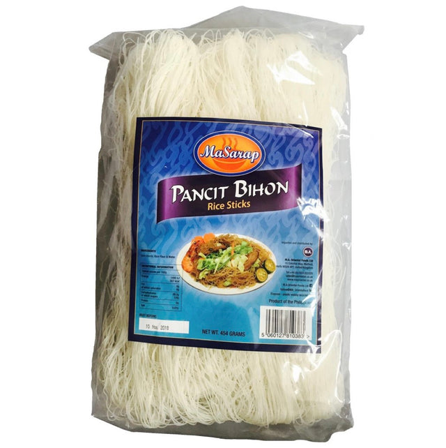 Masarap Pancit Bihon (Rice Sticks) 454g - AOS Express