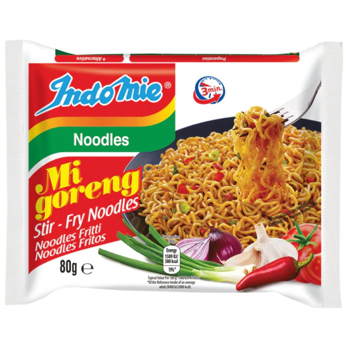 OUTDATED: Indo Mie Mi Goreng Stir-Fry Noodles (A- Original) 80g(BBD: 07-08-25)