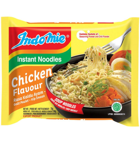 Indo Mie Chicken Flavour Instant Noodle 70g - Asian Online Superstore UK