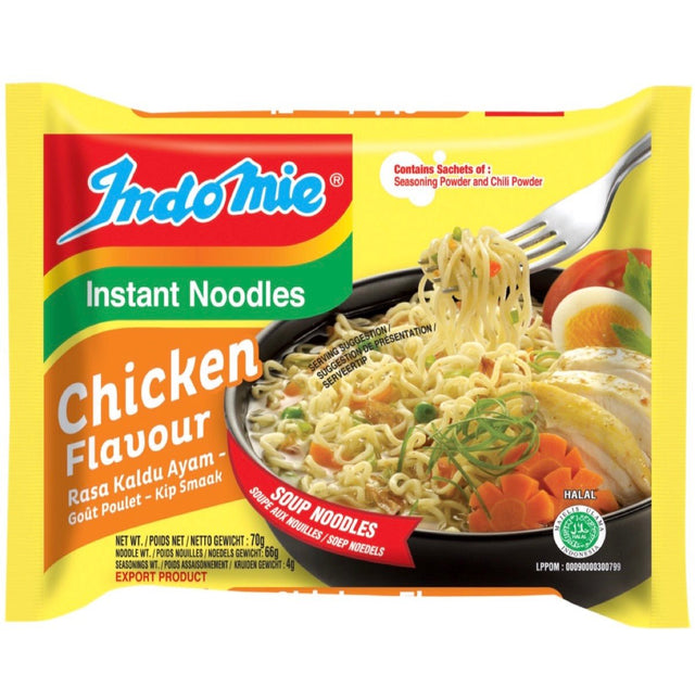 Indo Mie Chicken Flavour Instant Noodle 70g - Asian Online Superstore UK