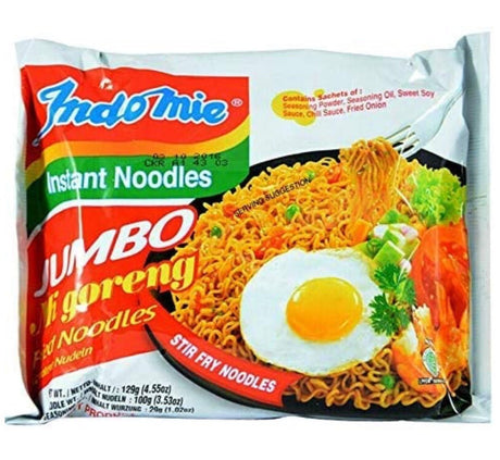 Indo Mie Jumbo Mi Goreng Fried Noodles 1Box(24x129g) - Asian Online Superstore UK