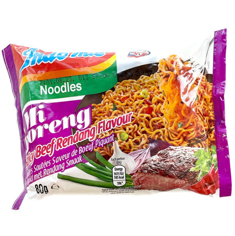 Indo Mie Mi Goreng Spicy Beef Rendang Flavour Instant Noodle (A) 80g - Asian Online Superstore UK