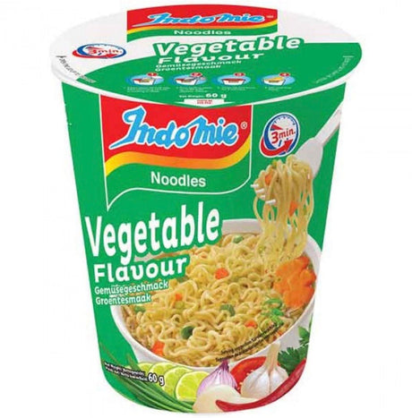 Indo Mie Vegetable Flavour Cup Noodles 60g - Asian Online Superstore UK
