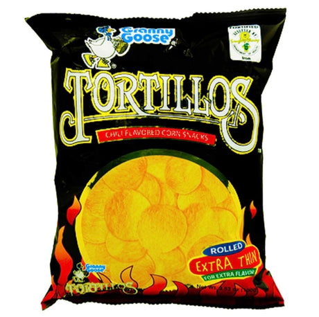 Jack ‘n Jill Granny Goose Tortillos chilli Flavored Corn Snacks 100g - Asian Online Superstore UK