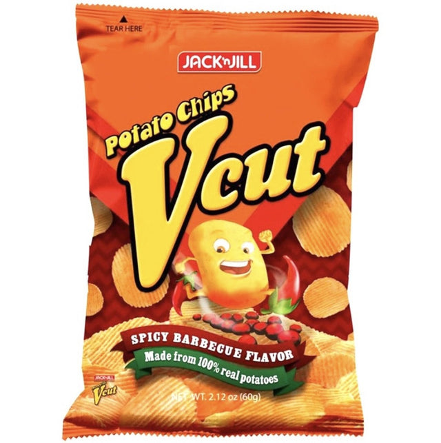 Jack ‘n Jill V - Cut Potato Chips Spicy Barbecue 60g - Asian Online Superstore UK