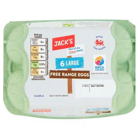 Jack’s Free Range Medium Eggs 6pc - Asian Online Superstore UK