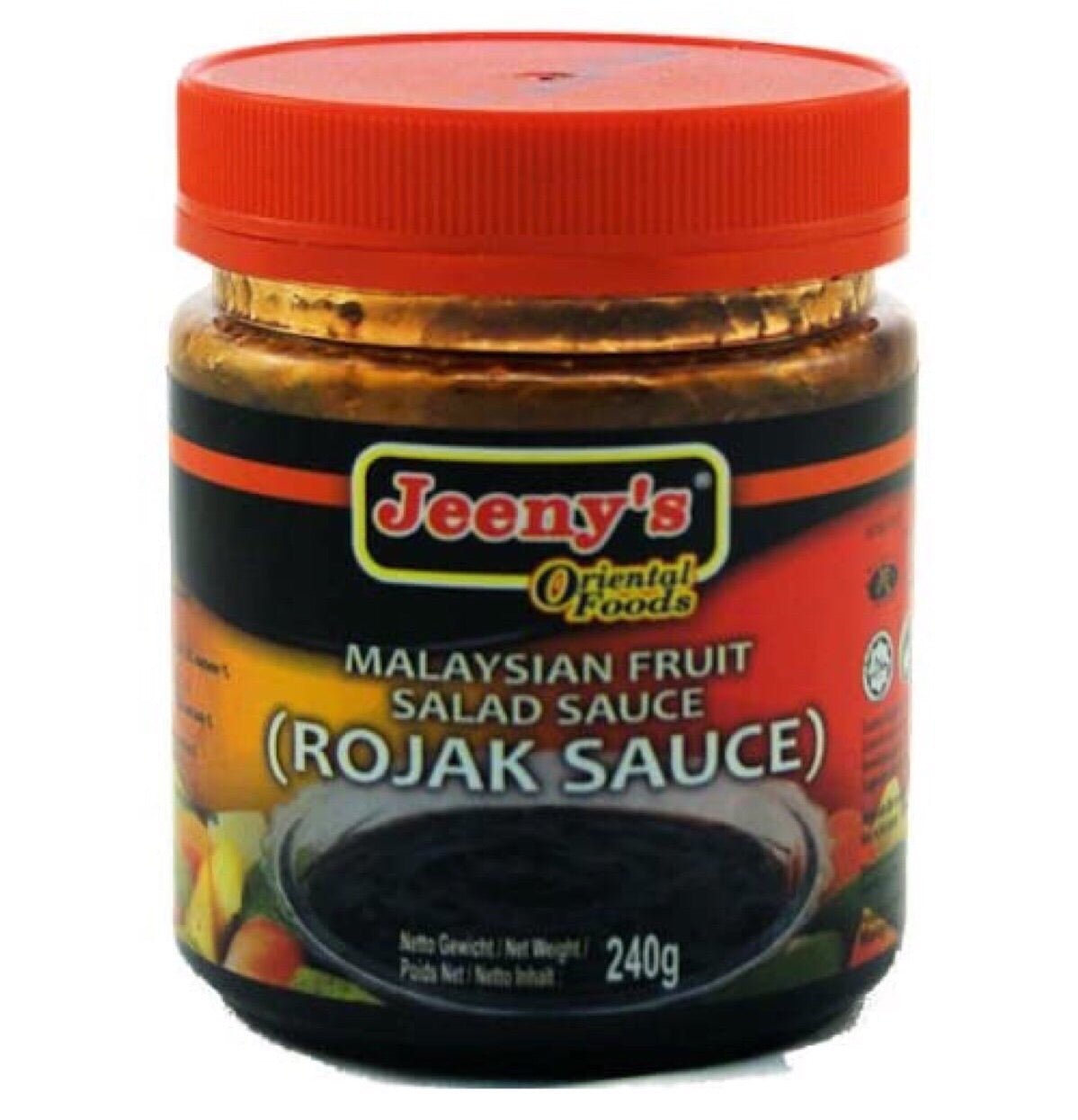 Jeeny’s Rojak Sauce (Malaysian Fruit Salad Sauce) 240g (BBD: 31 - 12 - 25) - Asian Online Superstore UK