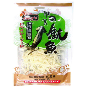 Jeeny’s Seafood Snack Shredded Squid 30g | Asian Grocery UK