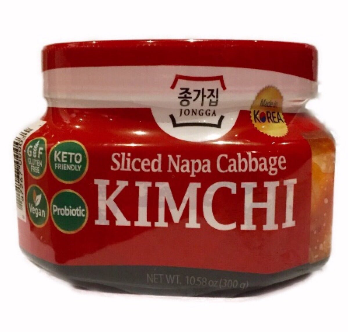 Jongga Mat Kimchi Fish Free 300g - Asian Online Superstore UK