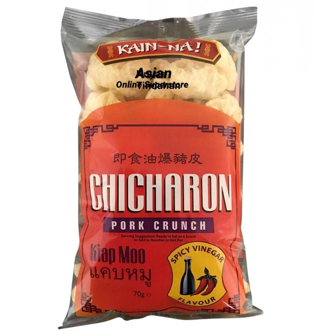 Kain - Na Chicharon Pork Crunch Spicy Vinegar 70g - Asian Online Superstore UK