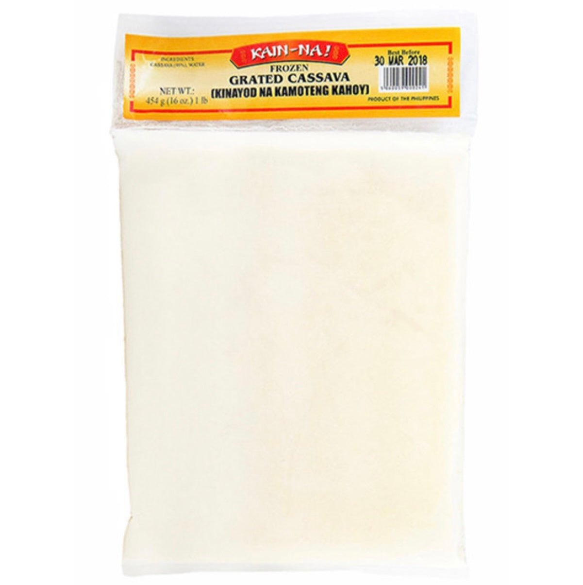 Kain Na! Frozen Grated Cassava (Kamoteng Kahoy) 454g - Asian Online Superstore UK