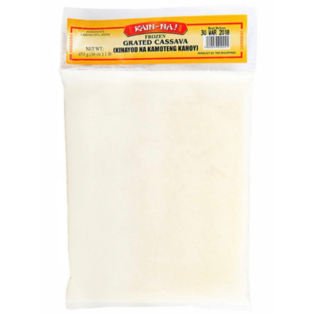 Kain Na! Frozen Grated Cassava (Kamoteng Kahoy) 454g - Asian Online Superstore UK