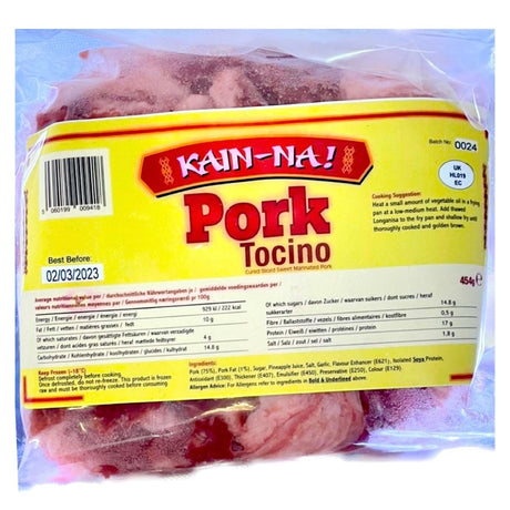 Kain na Pork Tocino (Sweet Cured Pork) 454g - Asian Online Superstore UK