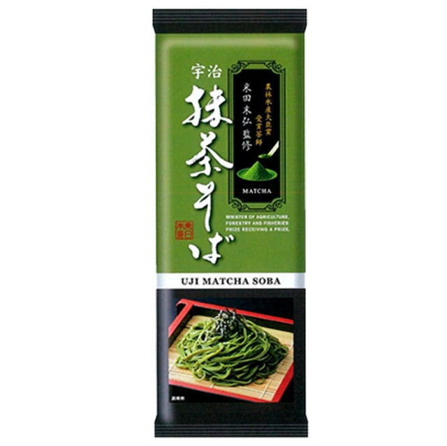 Kanesu Seimen Uji Matcha Soba Noodle 200g - Asian Online Superstore UK