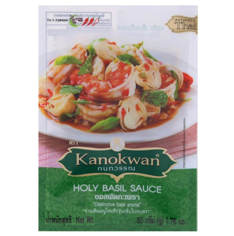 Kanokwan Holy Basil Sauce (Authentic Thai) 50g - Asian Online Superstore UK