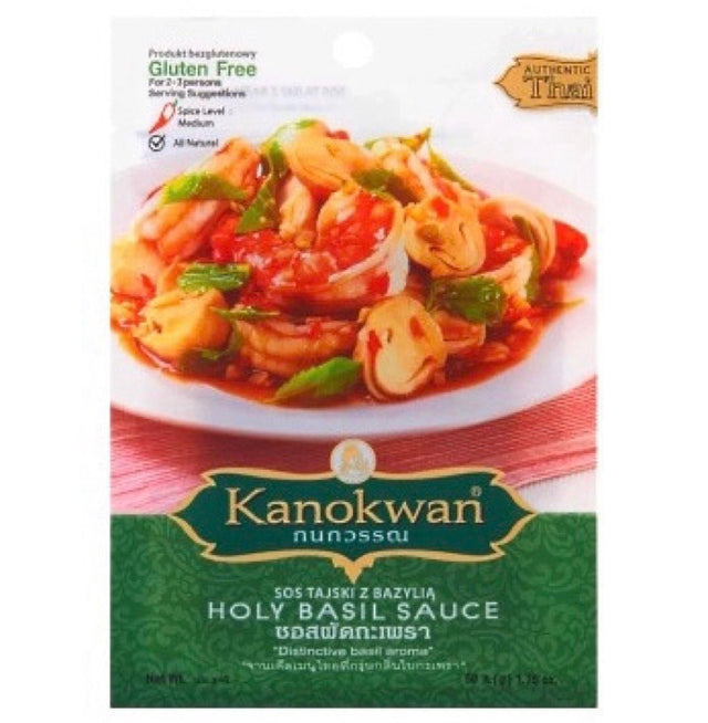 Kanokwan Holy Basil Sauce (Authentic Thai) 50g - Asian Online Superstore UK