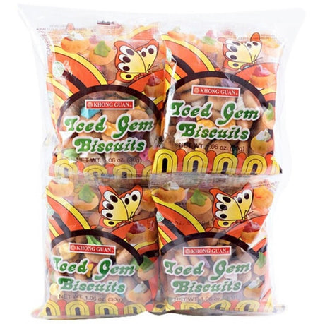 Khong Guan Iced Gems Biscuits (12x30g) 360g - Asian Online Superstore UK