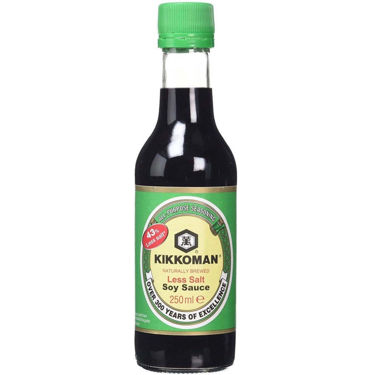 Kikkoman Less Salt Soy Sauce 250ml - Asian Online Superstore UK