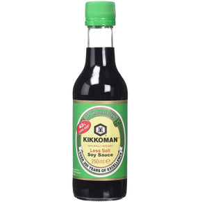 Kikkoman Less Salt Soy Sauce 250ml | Asian Grocery UK