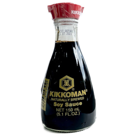 Kikkoman Naturally Brewed Soy Sauce (Dispenser)150ml - Asian Online Superstore UK