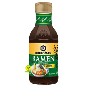 Kikkoman Ramen Soup Base Shoyu (Soy Sauce) Flavour 250ml | Asian Grocery UK