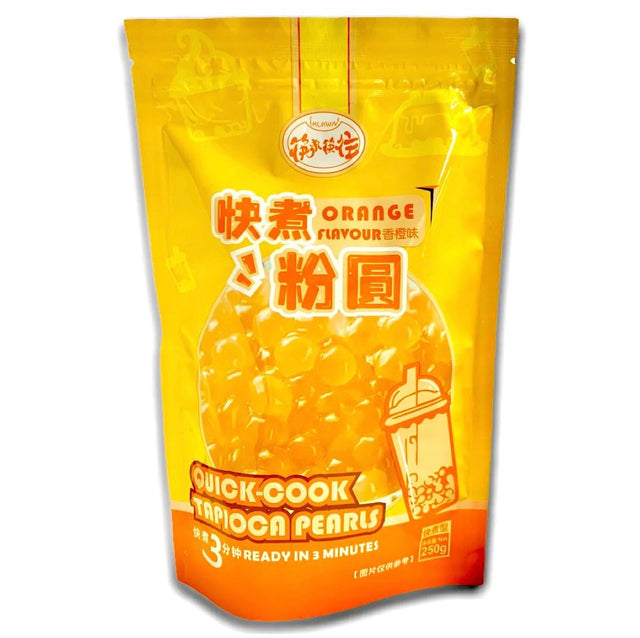 KLKW Quick Cook Tapioca Pearl (Orange Flavour) 250g - Asian Online Superstore UK