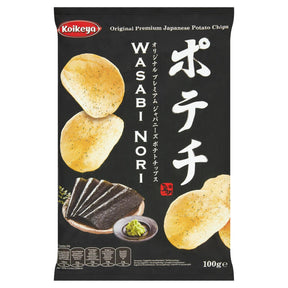Koikeya Potato Crisp Wasabi Nori 100g | Asian Grocery UK