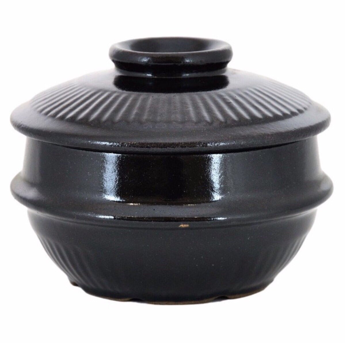 Kumkwang Clay Pot with Lid No.3 (D - 140mm) - Asian Online Superstore UK