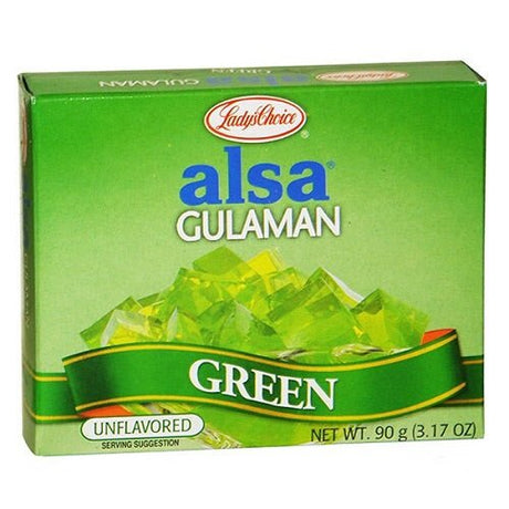 Lady's Choice Alsa Gulaman Green (Agar Powder)90g - Asian Online Superstore UK