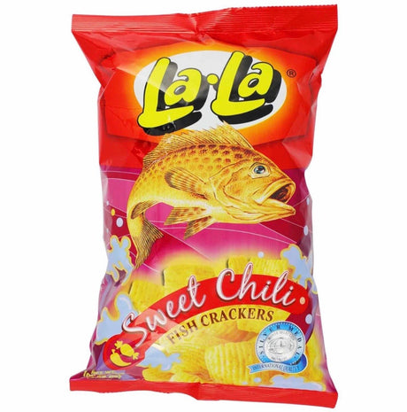 Lala Fish Cracker Sweet Chilli Flavour 100g - Asian Online Superstore UK