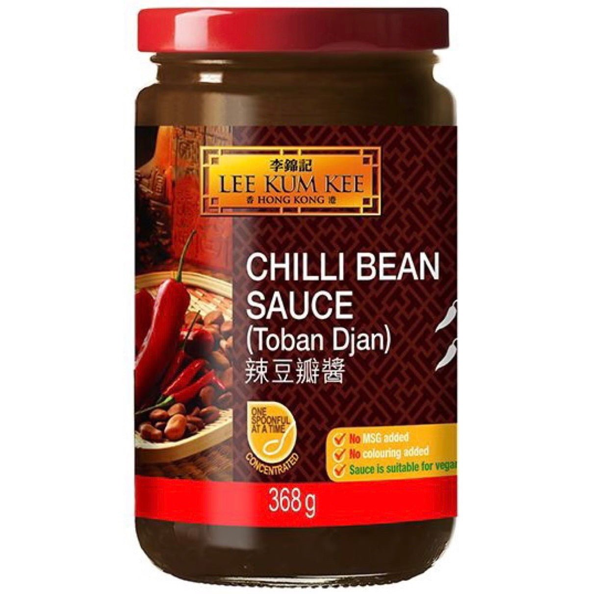 Lee Kum Kee Chilli Bean Sauce (Toban Djan) 368g - Asian Online Superstore UK