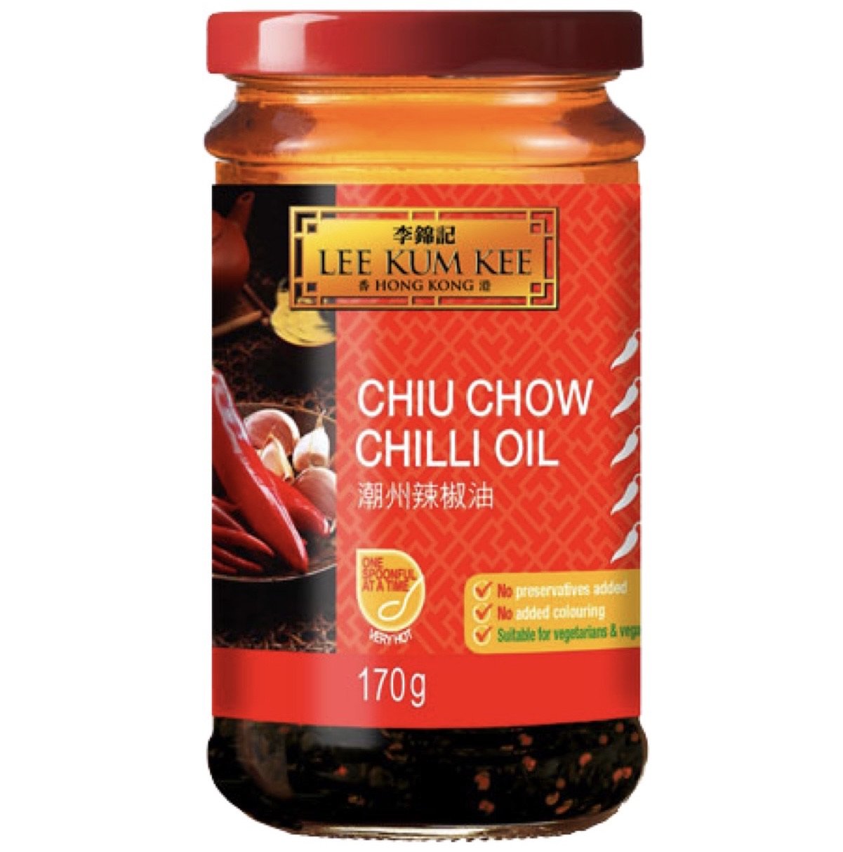Lee Kum Kee Chiu Chow Chilli Oil 170g - Asian Online Superstore UK