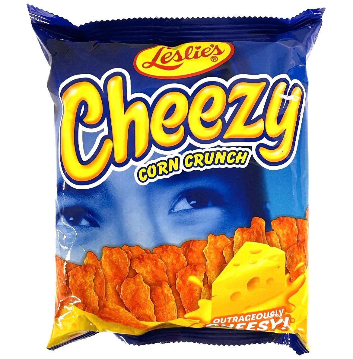 Leslie’s Cheezy Corn Crunch - Outrageously Cheesy 70g - Asian Online Superstore UK